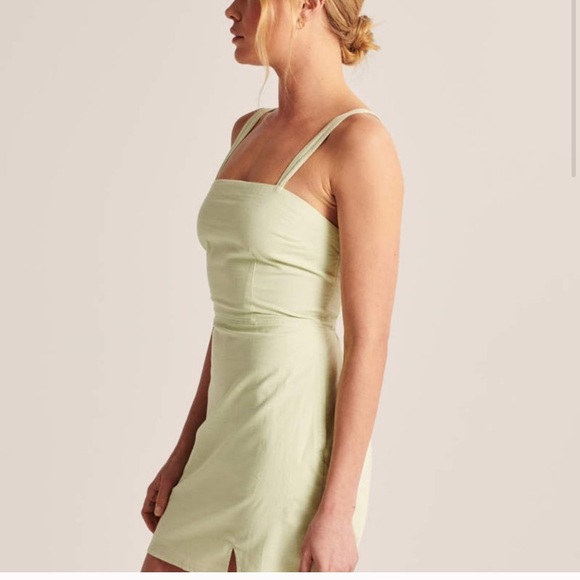 BROWN Abercrombie and Finch Wide Strap Mini Dress - Picture 3 of 14